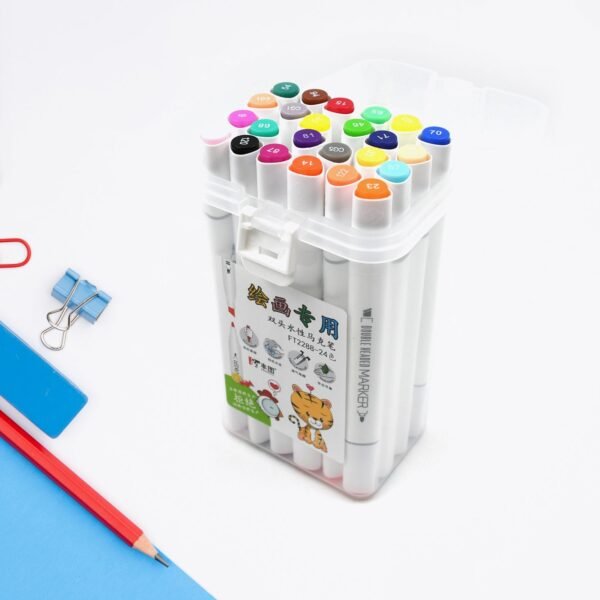05_c42fa42b-29e5-4ec5-a76a-3a4613e3e9c9.jpg 24-Color Double-Ended Art Markers Set for Kids & Adults (24 Pc)