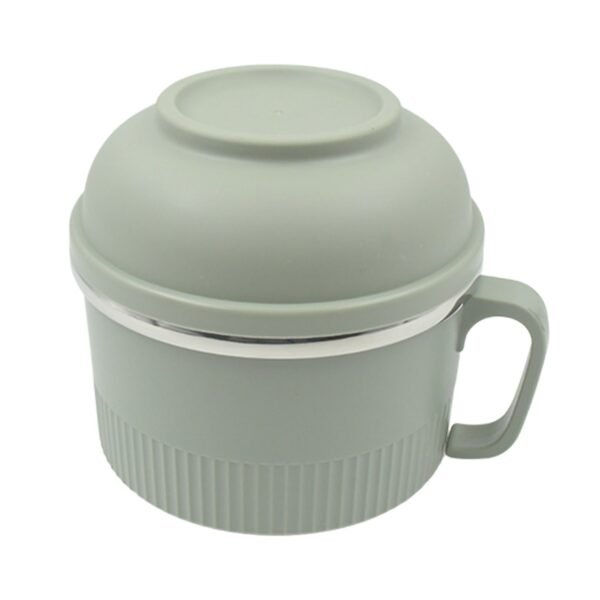 05_c6601f72-569c-4a9a-8932-32b6430e0922.jpg Vacuum Food Flask, Insulation Large Capacity Double Layer Structure Non Slip Labor Saving and Safe Stainless Steel Inner Tank Lunch Box/ Noodle Bowl for Camping Picnic for School Office Outdoor (1 Pc)