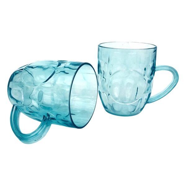 Apex Shake Mug Set – 2 Pieces Durable Plastic Mugs (350ml) Approx