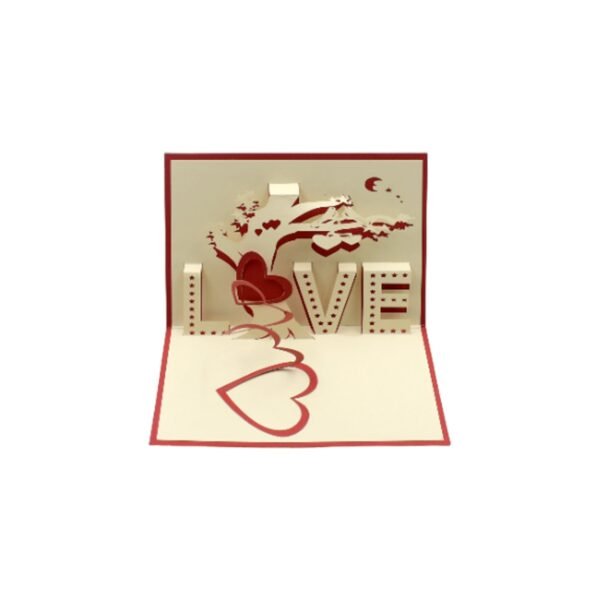 3D Paper Wish Card High Quality Greeting Card for Birthday Valentine Christmas 1 Pc