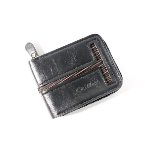 Compact Zip-Around Card Holder Wallet for Men & Women (1 Pc)