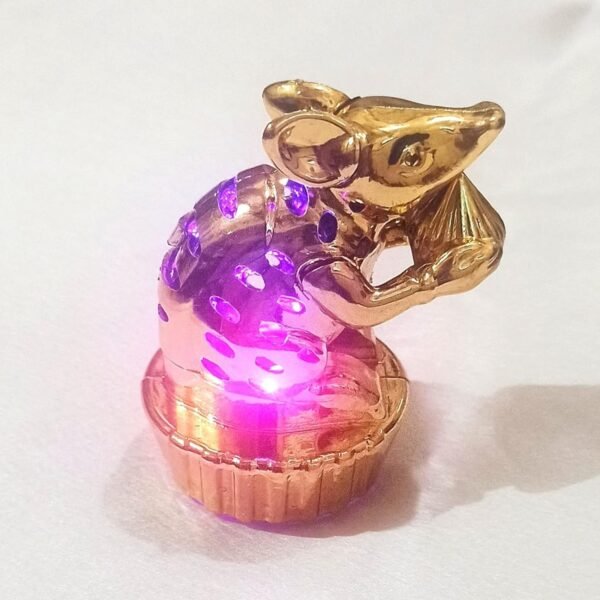 Multicolour LED Mushak / LED Mooshak for Ganpati Decorations, Ganesh Ganesha (1 Pc)