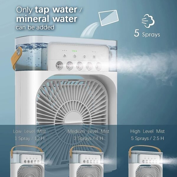 05_cc360777-af83-4994-80cf-6a918fe5e3ea.jpg Portable Air Cooler Fan with 7-Color Light – Personal AC Fan