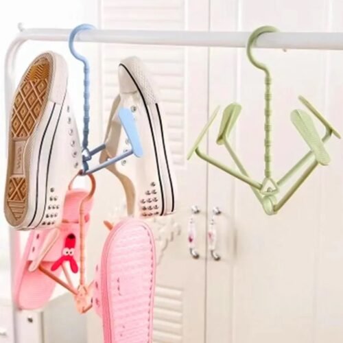 Hanging Shoe Rack Rotating Four Hooks Portable Drying Shoe Rack