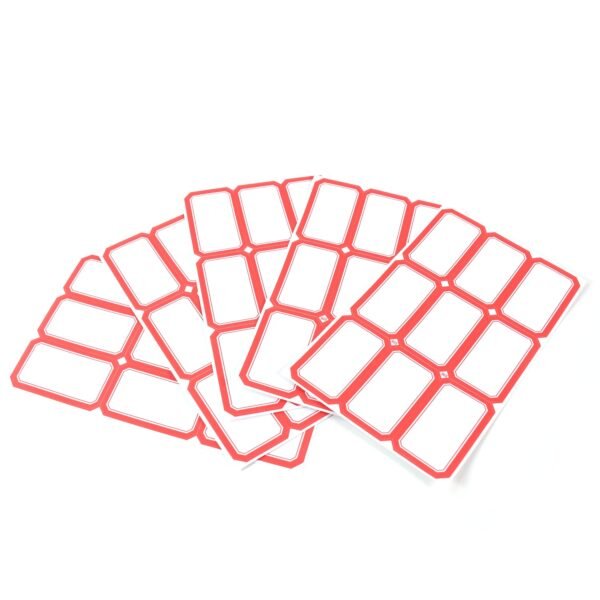 Multipurpose Writable Blank Label Sticker Sheets (1 Sheet)