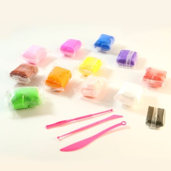 05_clay-toy.jpg Kids 12 Color Antibacterial Super Clay Set for Creative Play (1 Set)