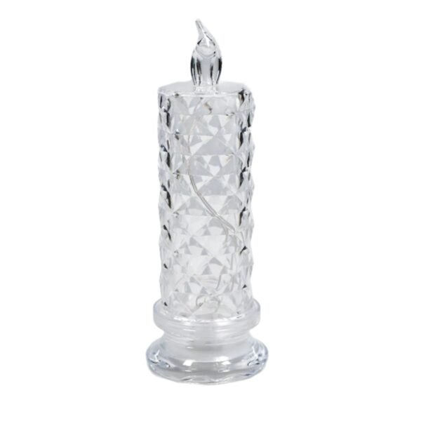 Rose Candles for Home Decoration, Crystal Candle Lights, Diwali
