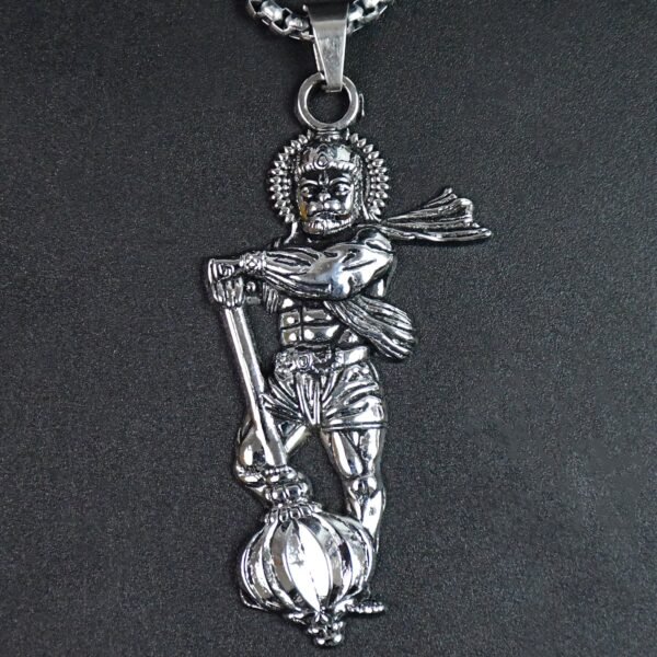 05_d2ea9895-93b4-40d5-b630-6c6e8de8a698.jpg Hanuman Ji Pendant with Gada Religious Jewellery for Men and Women (1 Pc)