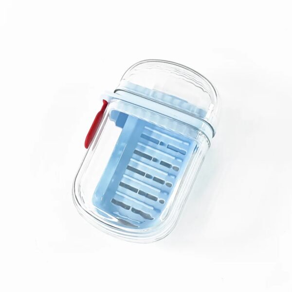 Multifunctional Soap Box with Drain Tray and Lock Clip, Sabudani (1 Pc)