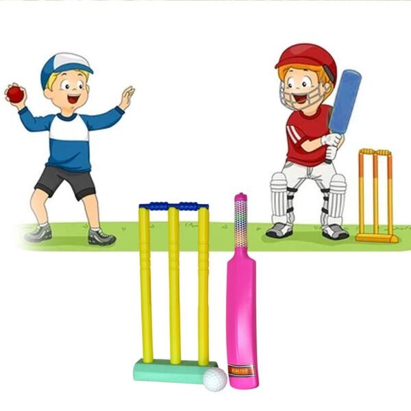 05_d69b28af-92d8-45ab-b6eb-373f13fca218.jpg Plastic Cricket Bat Ball Set for Boys and Girls
