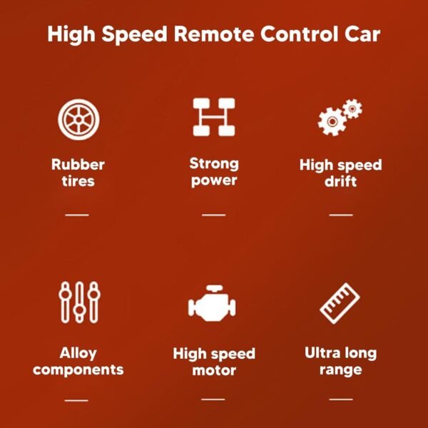 Electroplay Metal Body High-Speed RC Supercar with Remote Control Racing Car