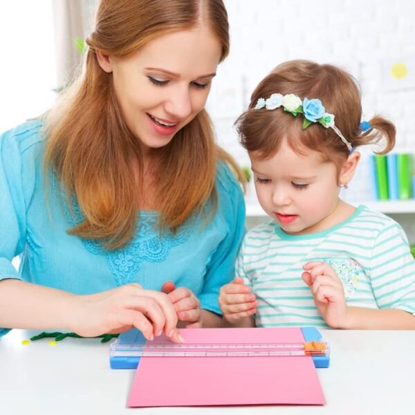 Paper Cutter, A5 Mini Paper Cutter, Portable Paper Cutting Machine (1 Pc / Mix Color)