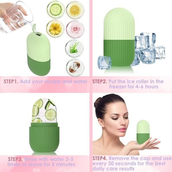 Beauty Ice Roller for Face & Eye Massager (Reusable, Loose)