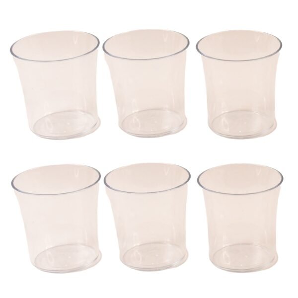 Apex Welcome Plastic Glass Set for Daily Use – Set of 6