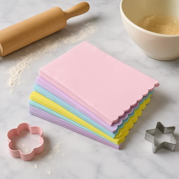 05_df1bf410-31d2-4ed4-b8ee-63baf09762b9.jpg Multi-Color Oil-Absorbing Baking Paper Sheets Approx 200 Pcs