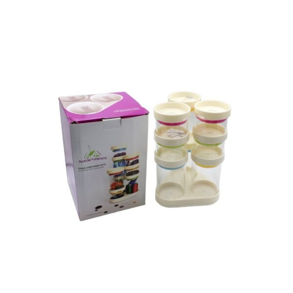 05_e4041c45-e4ba-49b7-9c83-a8799f0451d8.jpg Multipurpose Plastic Transparent Storage Containers Masala Box Dabba Spice, Plastic Masala Spices Container Set Capacity With Airtight Lid Kitchen Pantry Organizer For Salt Mukhwas Box With Tray (8 Pc Set)