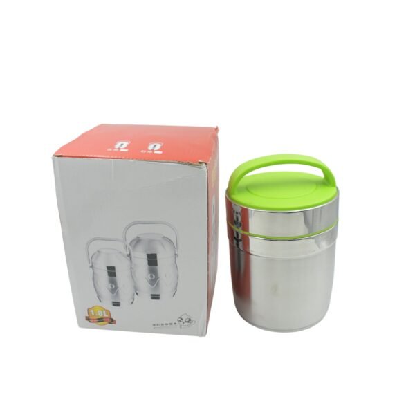 LEAK-PROOF THERMOS FLASK FOR HOT FOOD, VACUUM INSULATED LUNCH BOX (1.8 L)