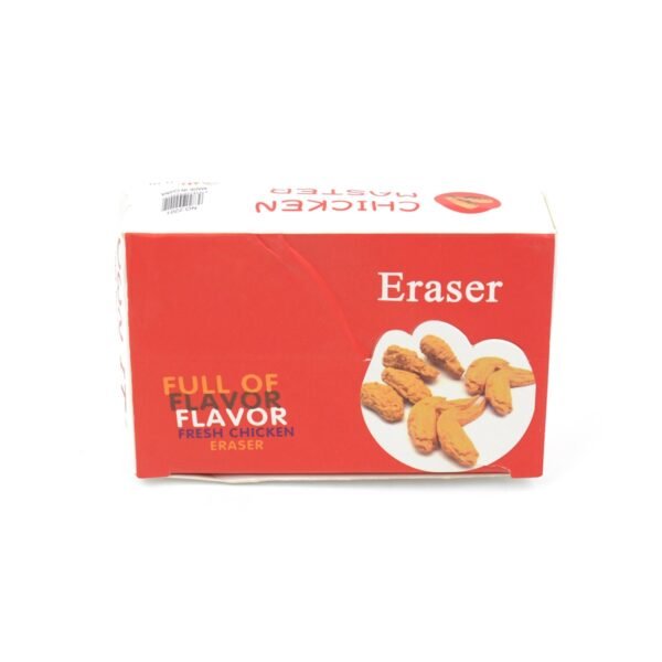 Cute Chicken Wing & Leg Erasers for Kids & Students (8 Pc Set)