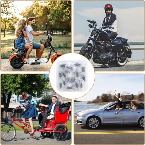 Tire Repair Rubber Nail Car Tire Repair Nails Tire Repair Rubber Screws, (10 Pcs Set)