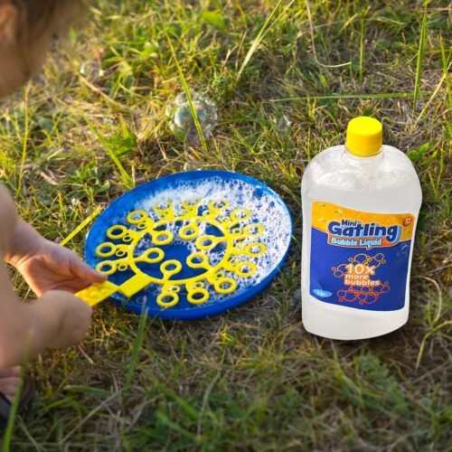 Bubble Liquid Solution Bottle for Bubble Maker Toys – 1LTR (Manual & Automatic)