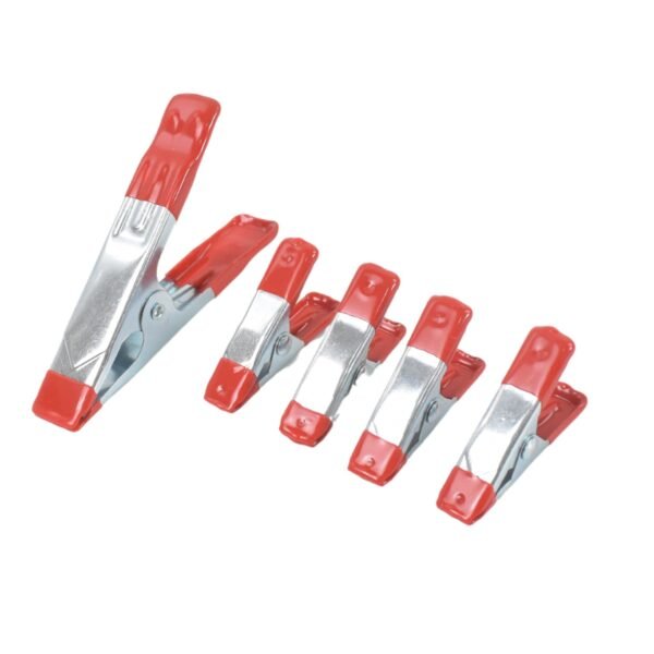 05_ee1cdd27-e648-4f63-b469-b260be820838.jpg Metal Spring Clamps, Heavy Duty Spring Metal Clips Clamp (5 Pcs Set)