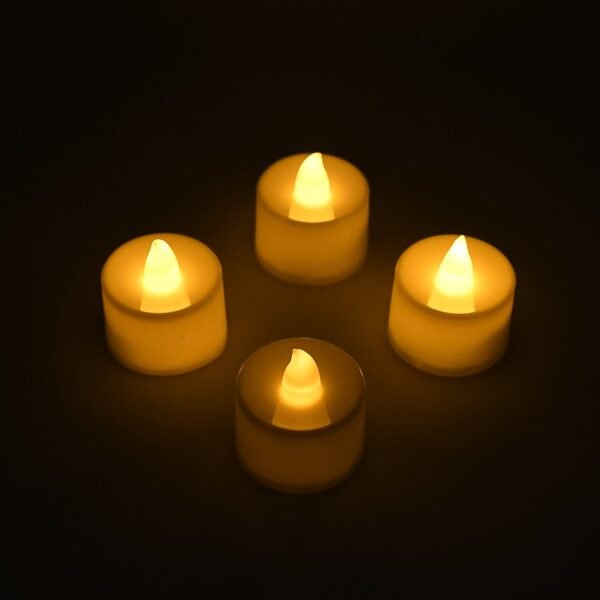 Flameless LED Tealight Candles, Diwali (50 Pc)