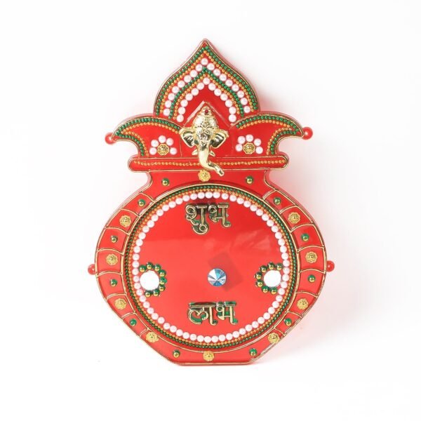 05_efc4ca31-a707-4d5d-a5f3-4f73990f8118.jpg Decorative Kalash Wall Hanging with Shubh Labh (1 Pc)