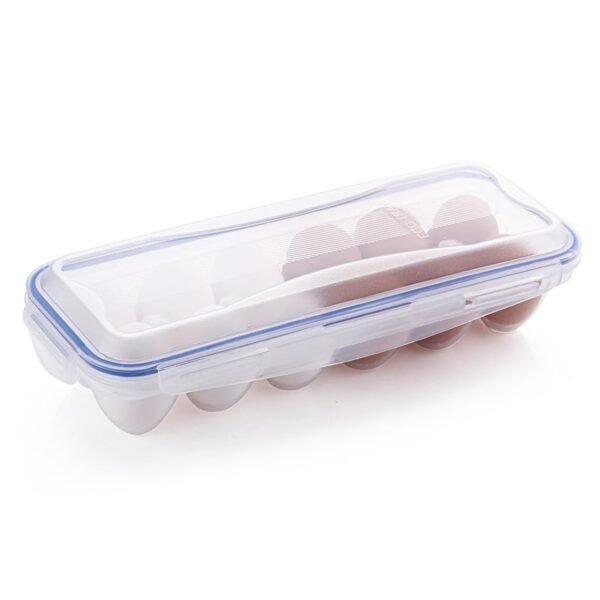 05_egg-box.jpg Lock-Clip Refrigerator Egg Storage Box - (1 Pc)
