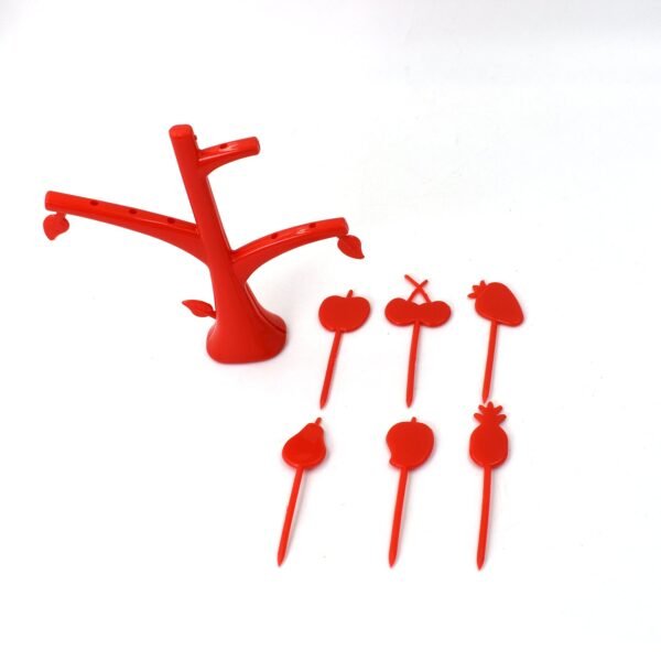 6 Pc Fruit Fork Set for Convenient Eating of Fruits and Vegetable Salads