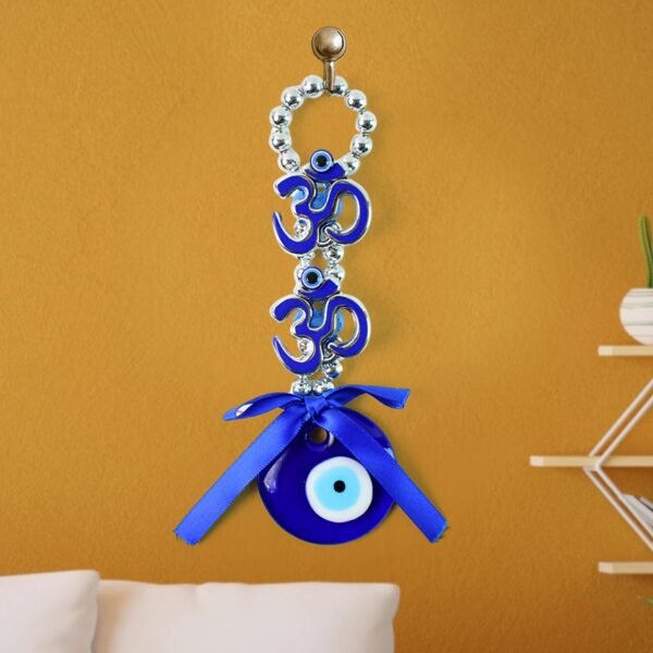 05_f143935d-12f0-4a65-8f5f-afd2ca74ba22.jpg Decorative Double OM Symbol Evil Eye Hanging (1 Pc)