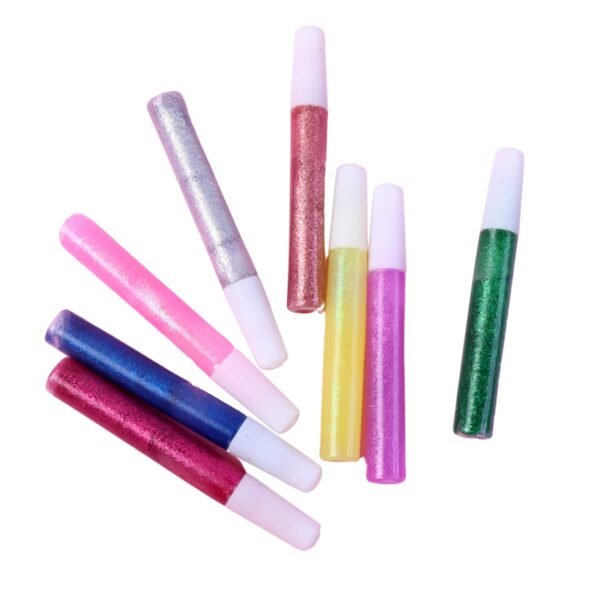 DIY Multi-Color Glitter Craft Glue Pen Set (10ML / 8 Pc)