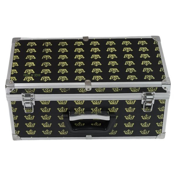 Wooden & Aluminium Portable Suitcase Travel Tool Box (38×17×18 Cm / 1 Pc)