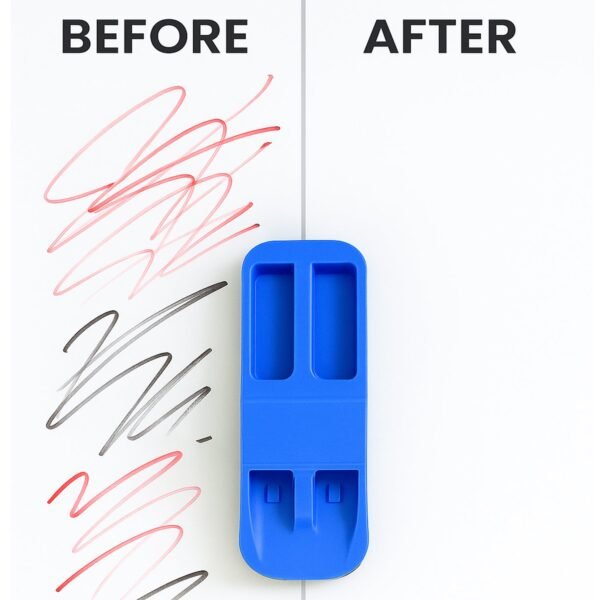 Yashu Magnetic 2-in-1 Whiteboard Duster with Dual Marker Holder (1 Pc)