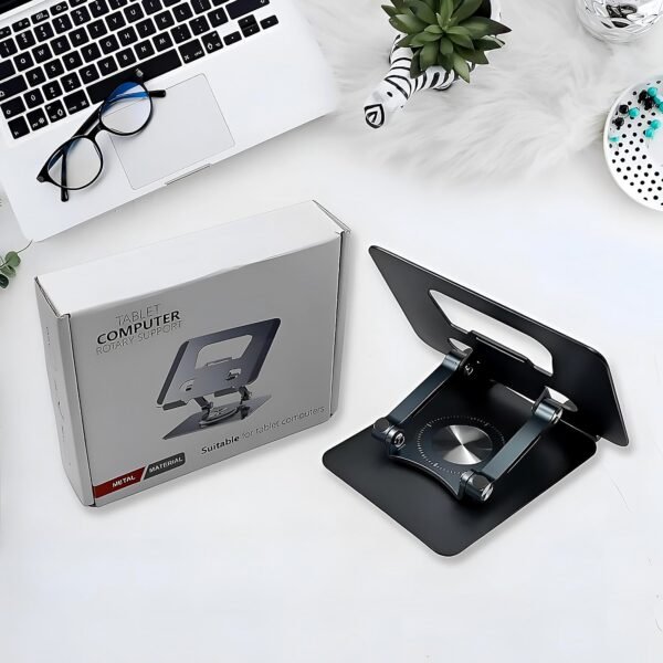 Aluminum Alloy 360°Rotating Bracket, Adjustable Laptop Stand