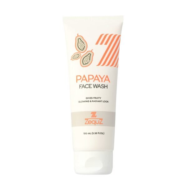 Zequz Papaya Face Wash - (100ml / 1 Pc)