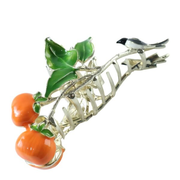 05_fb8551b4-cc82-4787-9250-05fe2c7aace5.jpg Elegant Fruit & Leaf Decorative Hair Claw Clip (1 Pc)