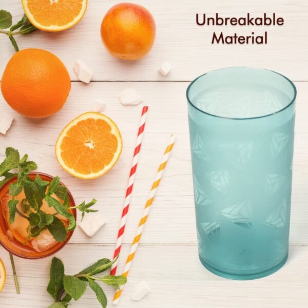 05_fbc77464-2487-4f34-9cf8-8782e9ca6d8d.jpg Set of 6 Unbreakable Transparent Plastic Water Glasses (300ml)