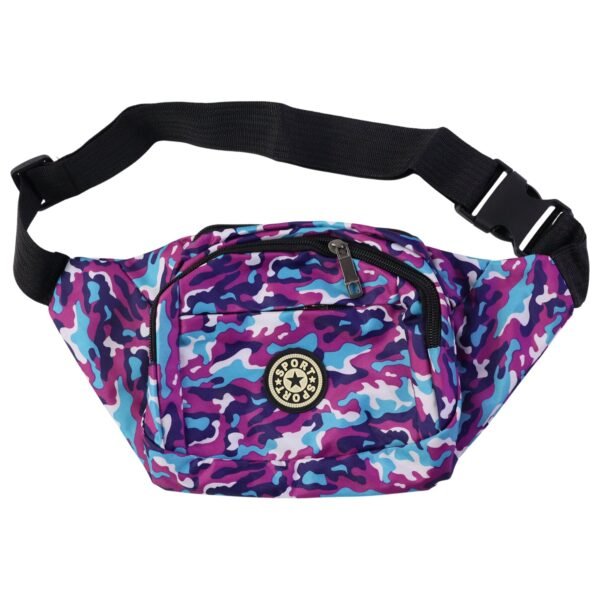Stylish Camouflage Print Waist Bag (1 Pc)