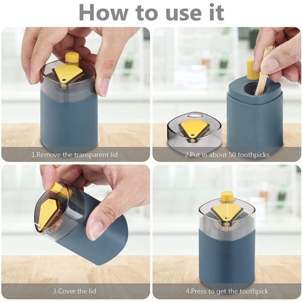 Toothpick Dispenser Storage Container