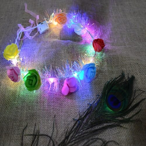 05_fde81409-cfc2-4ea6-a281-d48db40043b6.jpg LED Flower Crown Headband – Multicolor Light-Up (1 Pc), Hair accessories