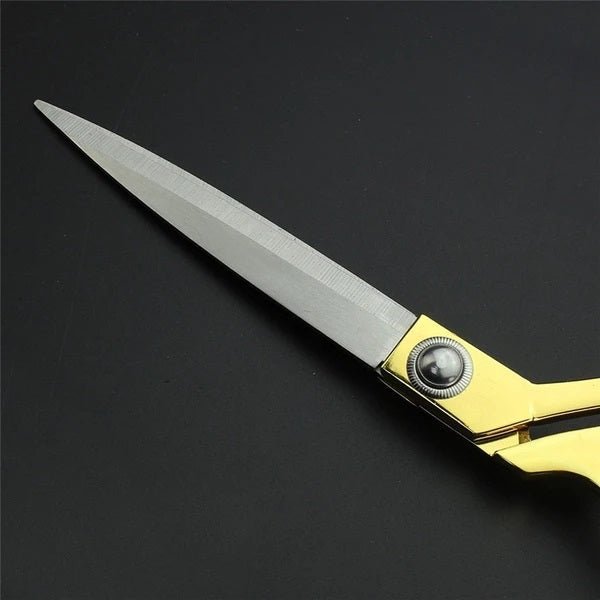 Stainless Steel Tailoring Scissor Sharp Cloth Cutting (9.5inch) (Golden)