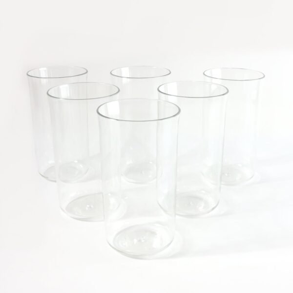 Glossy Plastic Glass Set (6 Pc / 300 ML)