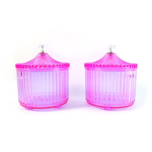 05_jar.jpg Plastic Luxury Transparent Dry Fruit Storage Jars (2 Pc)
