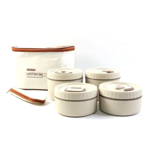 Bento Style Lunch Box Set with Multiple Containers & Carry Bag