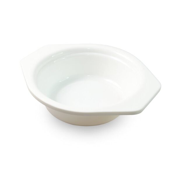 Premium Plastic Serving & Mixing Bowl with Easy-Grip Side Tabs (1 Pc)