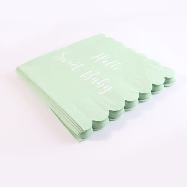 Hello Sweet Baby Party Paper Napkins (31 x 31 cm / 24 Pc)
