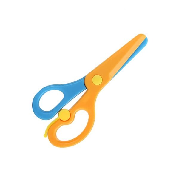 Child-Safe Plastic Safety Scissors for Kids (1 Pc)