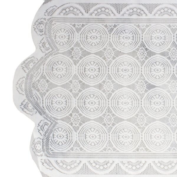 Lace-Design Sofa Protector Runner - (1 Pc / 132x28 Inch)