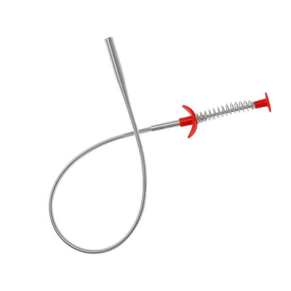 Flexible Spring Drain Cleaning Tool with Hand Grip (1 Pc / 90 Cm)