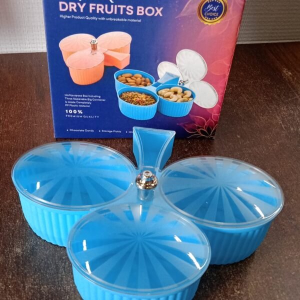 062f7865-2027-4da5-b021-2c54e05ed7fc_ba23046b-63a6-416a-af15-a42b9dc4f509.jpg Premium 3-Compartment Revolving Dry Fruit Box (1 Pc)